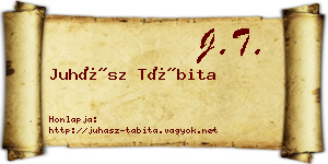 Juhász Tábita névjegykártya